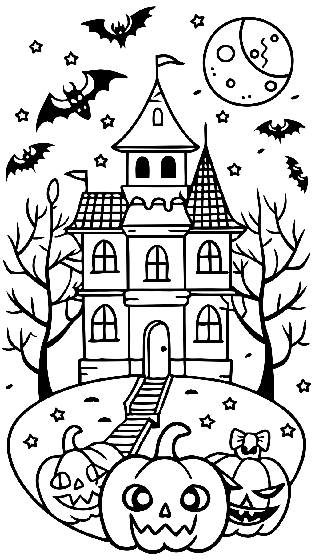 halloween adult coloring pages